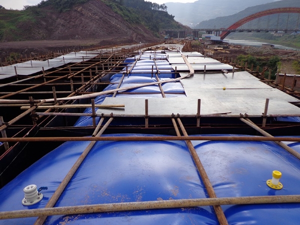 望建集团西南教园区南北干道A1标段现场